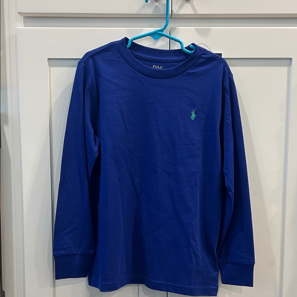 Polo by Ralph Lauren Kids Royal Blue Long Sleeve Tee